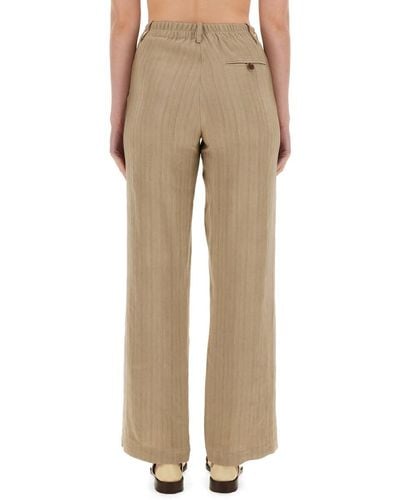 Alysi Linen Trousers - Natural