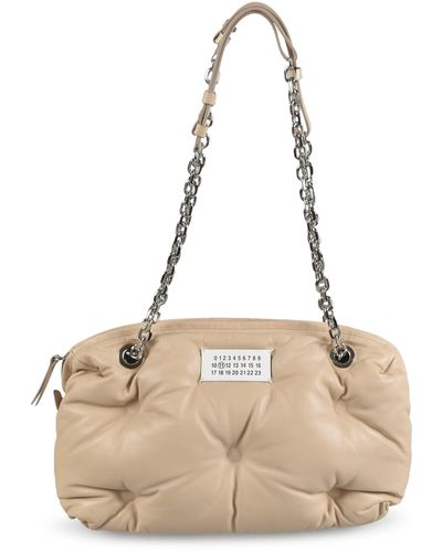 Maison Margiela Glam Slam Chain Shoulder Bag - Natural