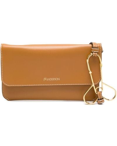 JW Anderson Chain Phone Pouch - Brown