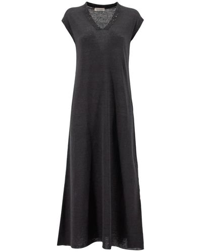 Le Tricot Perugia Dress - Black