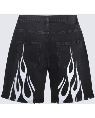 Vision Of Super And Cotton Denim Shorts - Black