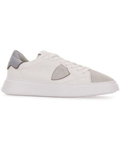 Philippe Model Temple Lace-Up Trainers - White