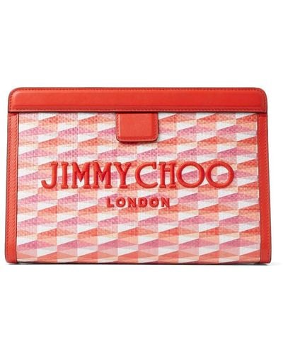 Jimmy Choo Avenue Pouch - Red