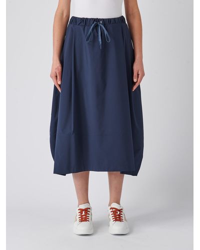 Gran Sasso Poliester Skirt - Blue