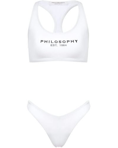 Philosophy Di Lorenzo Serafini Lycra Bikini - White