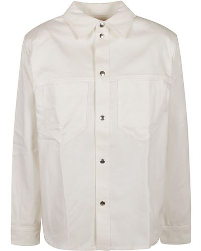 Fiorucci Fringed Gabardine Shirt - White