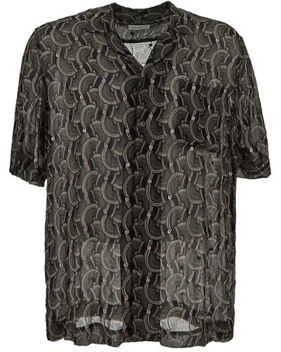Dries Van Noten Carltone Embroidered Shirt - Black