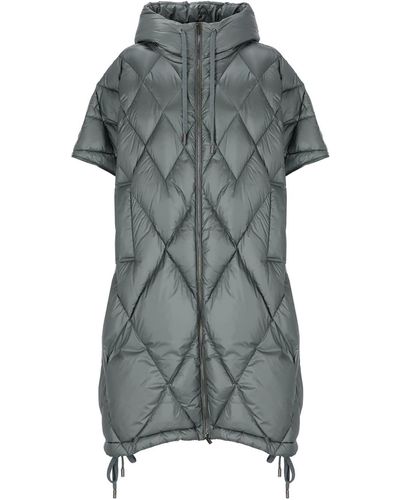 Peserico Padded And Quilted Cape - Gray