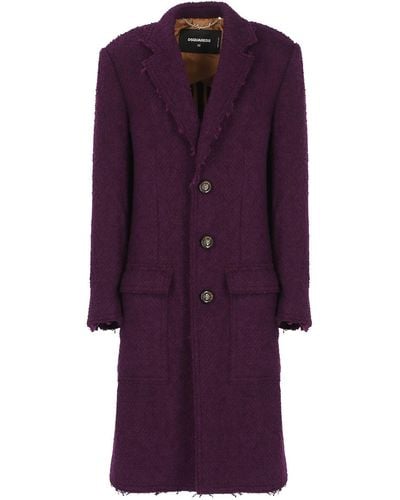 DSquared² Coats Purple
