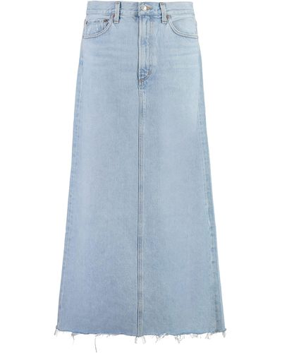 Agolde Hilla Skirt - Blue