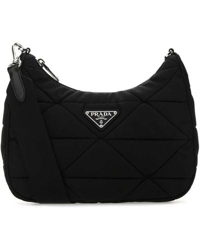 Prada Re-Nylon Crossbody Bag - Black