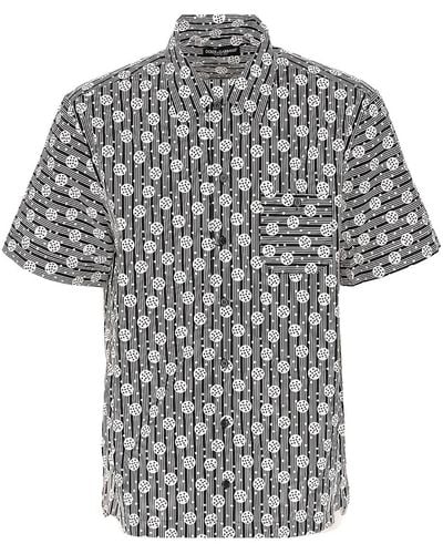 Dolce & Gabbana Short Sleeves Shirt - Gray