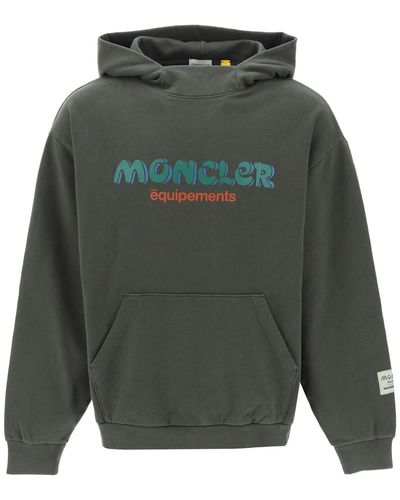 Moncler Genius Logo Hoodie - Green