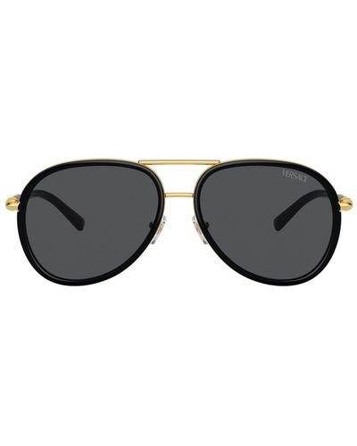 Versace Medusa Ve2260 Sunglasses - Black