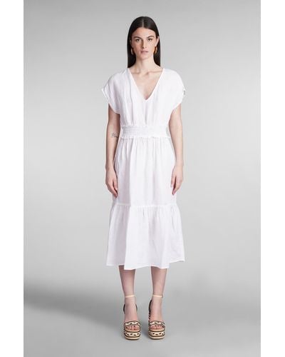 120% Lino Dress - White