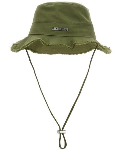 Jacquemus Le Bob Artichaut Cotton-twill Bucket Hat - Green