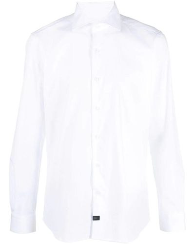 Fay Stretch-Cotton Shirt - White