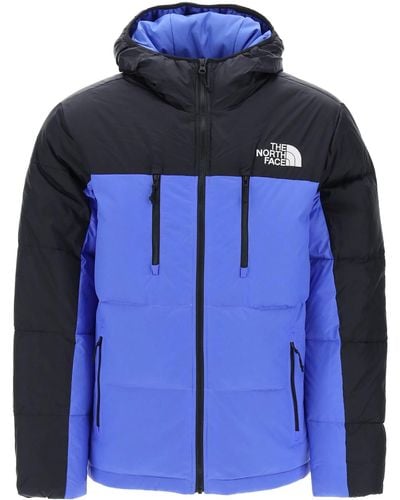 The North Face Himalayan Short Hooded Down Jacket - Blue