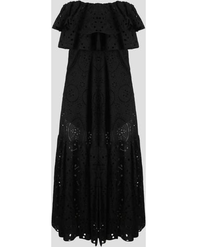Charo Ruiz Isabella Long Dress - Black