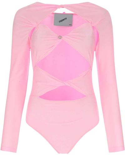 Coperni Fluo Lycra Bodysuit - Pink