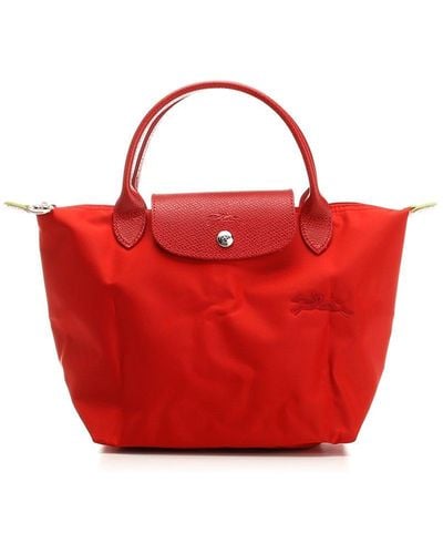 Longchamp Le Pliage Small Top Handle Bag - Red