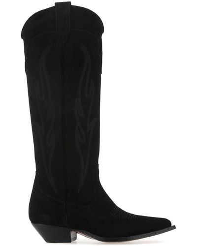 Sonora Boots Suede Roswell Boots - Black