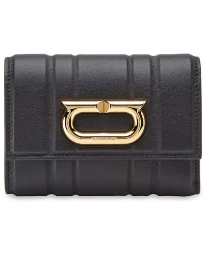Ferragamo Calf Leather Wallet - Black