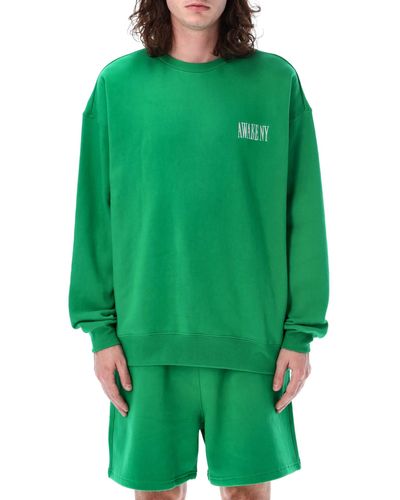 AWAKE NY Crewneck Sweatshirt - Green
