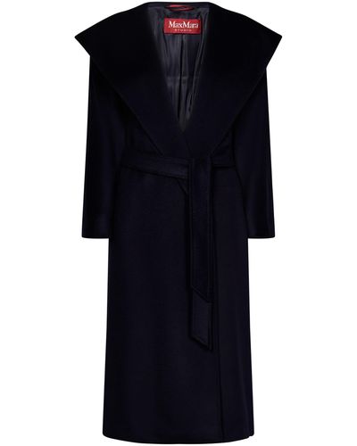 Black Max Mara Studio Coats for Women | Lyst