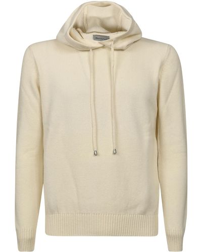 Sartorio Napoli Knitted Classic Hoodie - Natural