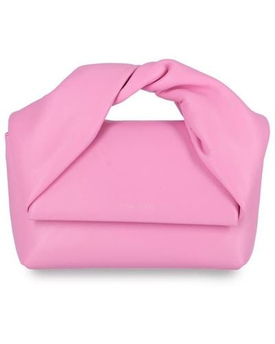JW Anderson Twister Midi Bag - Pink