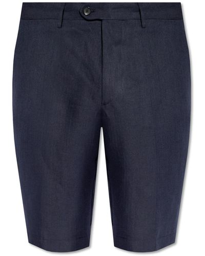 Etro Linen Shorts - Blue