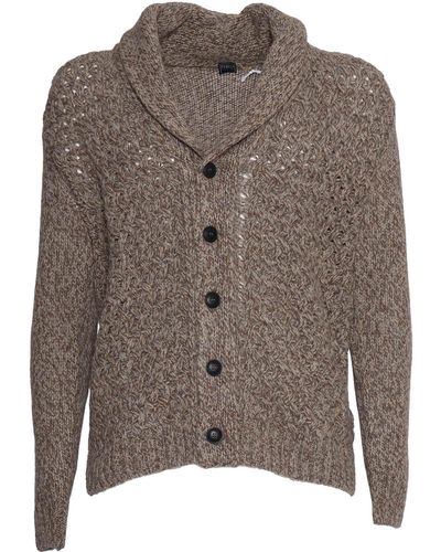 Fedeli Knitted Cardigan - Brown