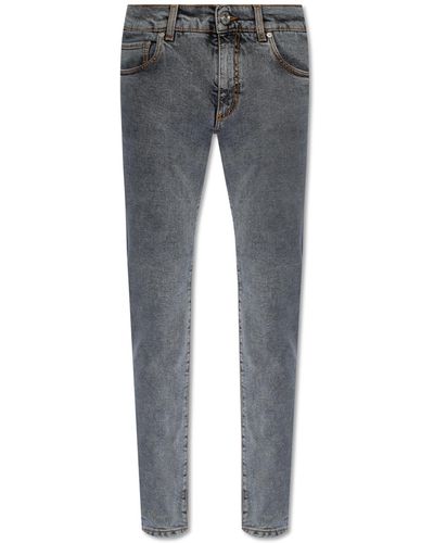 Etro Jeans With Logo - Gray