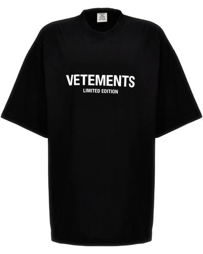 Vetements Limited Edition T-shirt - Black