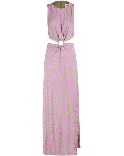 Essentiel Antwerp Fiora O Ring Midi Length Dress - Purple