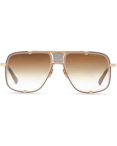 Dita Eyewear Drx/2087/i/gld/brn/64 Mach/fiv Sunglasses - Natural