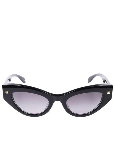 Alexander McQueen Cat-eye Sunglasses - Blue