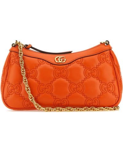 Gucci Leather Handbag - Orange