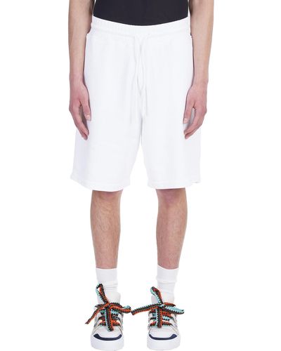 Marcelo Burlon Shorts In Cotton - White
