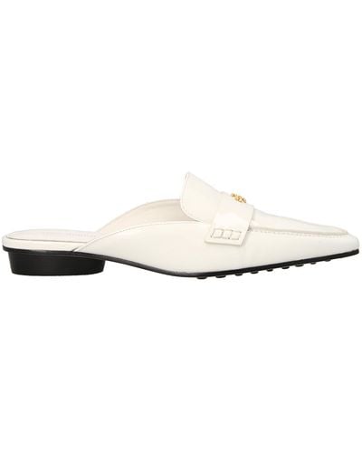 Tory Burch Delicate Logo Loafers White