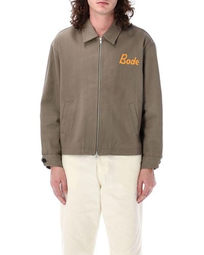 Bode Low Lying Summer Club Jacket - Natural