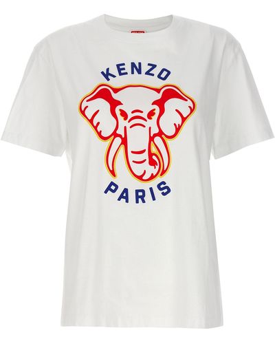 KENZO ' Elephant' T-Shirt - White