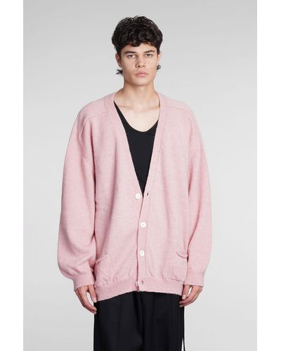 Magliano Cardigan In Rose-pink Wool