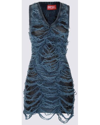 DIESEL Cotton Dress - Blue