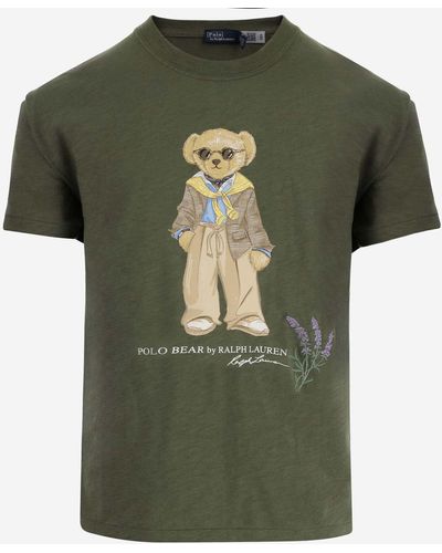 Ralph Lauren Preppy Polo Bear T-shirt - Green