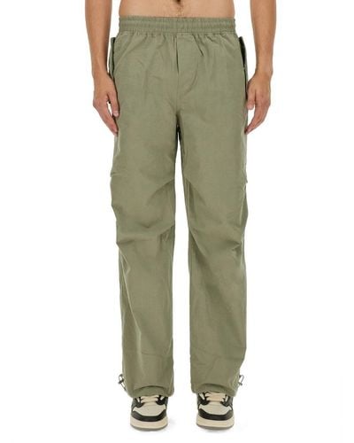 Represent Cotton Blend Pants - Green