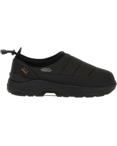Suicoke Pepper Mod-ev Flat Shoes - Black
