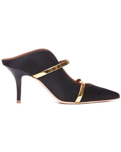 Malone Souliers Maureen Pointed-Toe Mules - Black