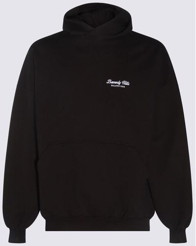 Balenciaga Cotton Sweatshirt - Black